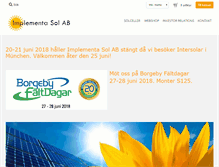 Tablet Screenshot of implementa.se